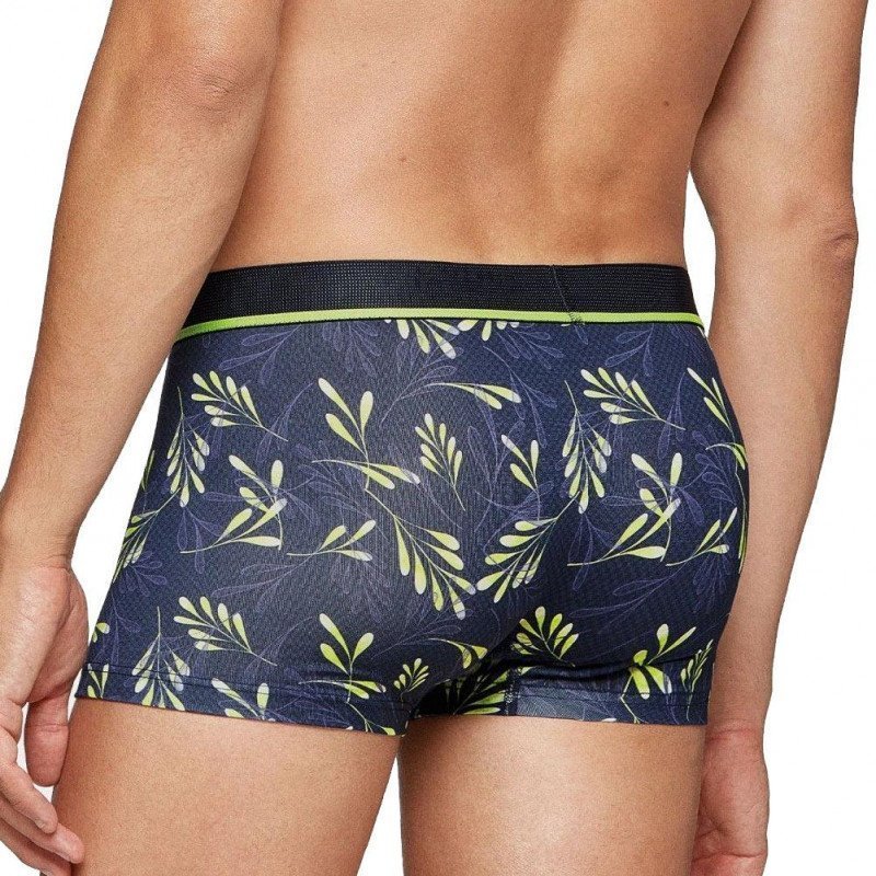 IAMWHATIWEAR Boxer Homme Lyocell AMUSING Vert Marine