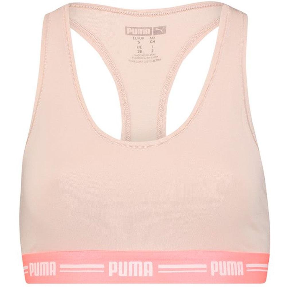 PUMA Brassière Femme Coton ICONICN Light pink - Taille S