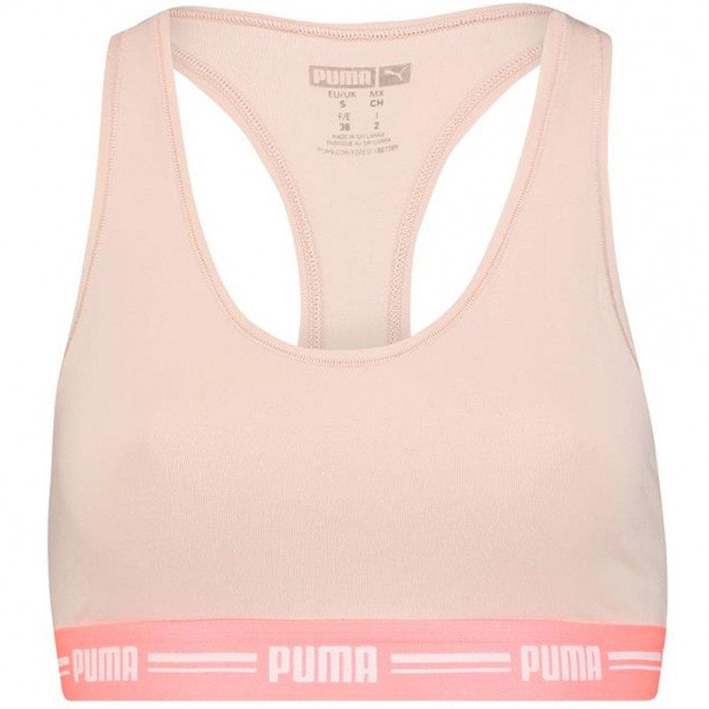 PUMA Brassière Femme Coton ICONICN Light pink