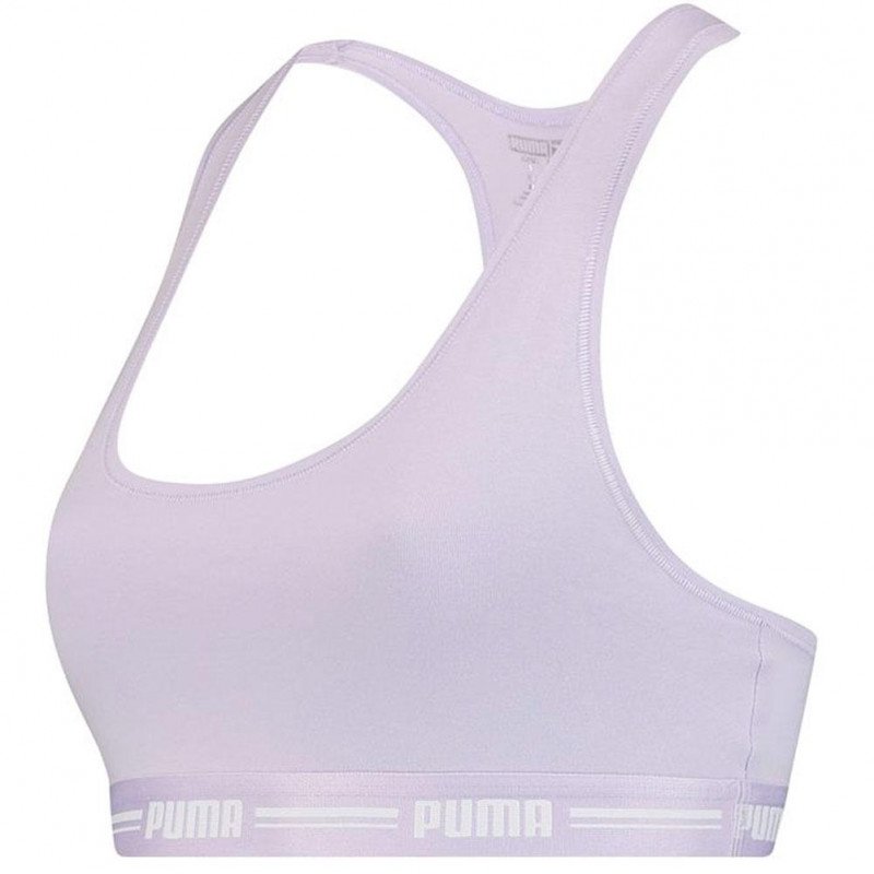 PUMA Brassière Femme Coton ICONICN Purple