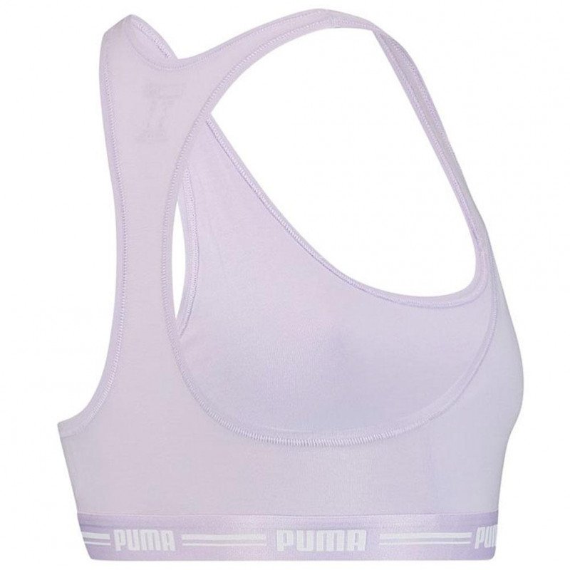 PUMA Brassière Femme Coton ICONICN Purple