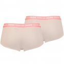 PUMA Lot de 2 Boxers Femme Coton ICONIC Light pink