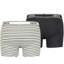 LOT DE 2 Boxer Sous-vêtements Homme SPORTYSTRIPE Noir et Souris