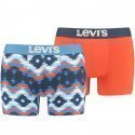 LEVI'S Lot de 2 Boxers Homme Coton CARPETAOP Rouge