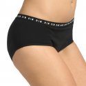 DIM Boxer menstruel Femme Coton bio PROTECT Flux moyen Noir