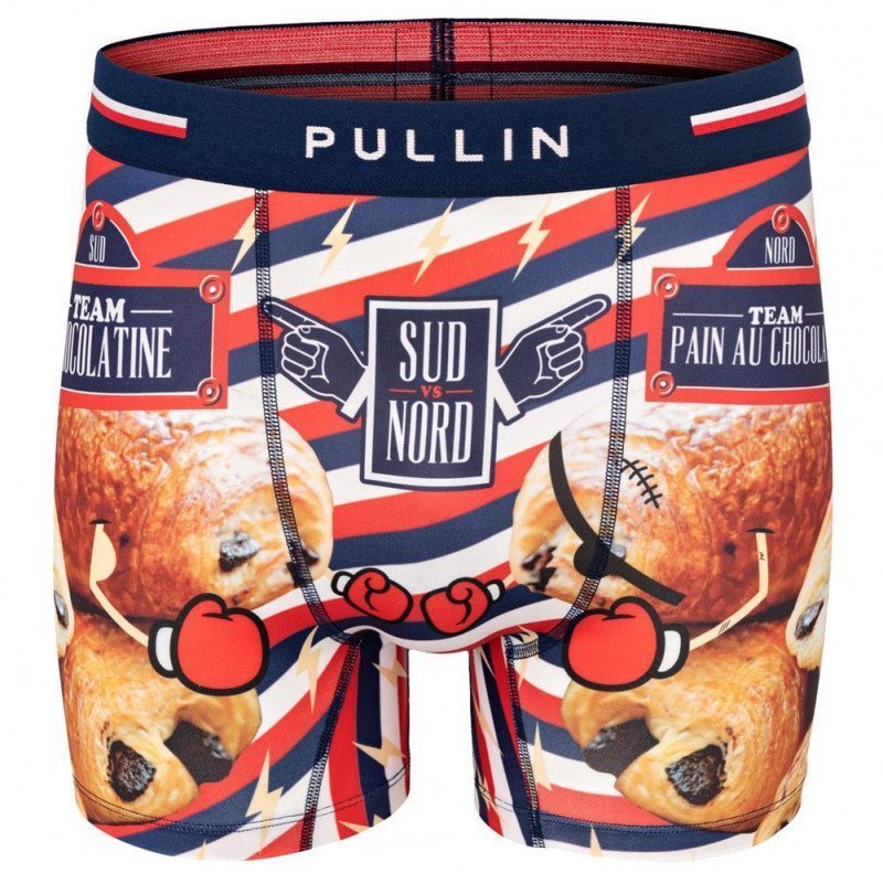 PULL IN Boxer Long Homme Microfibre CHOCOFIGHT Rouge