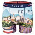 PULL IN Boxer Long Homme Microfibre FRENCHVILLAGE Bleu