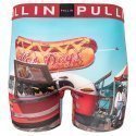 Boxer long Homme HOTDOGGOS Rouge et Bleu