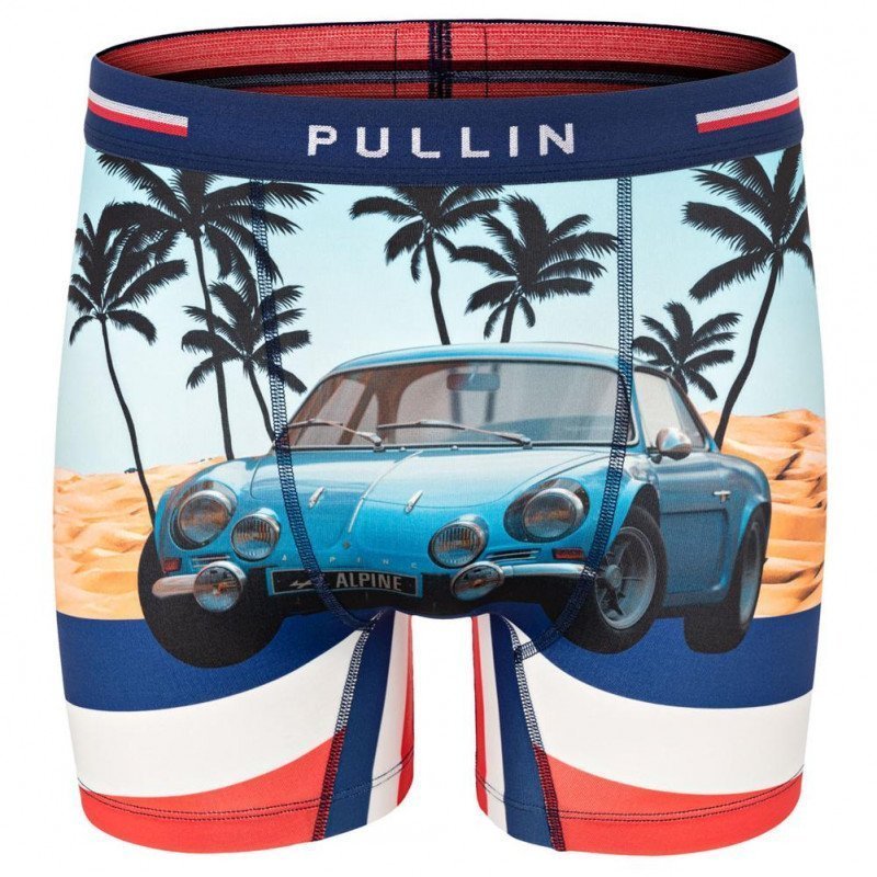 PULL IN Boxer Long Homme Microfibre PULLINE Multicolore