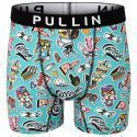 Boxer long Homme COLLEGE Bleu et Cyan