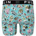 Boxer long Homme COLLEGE Bleu et Cyan