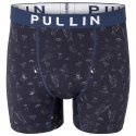 PULL IN Boxer Long Homme Coton Bio FAWAVEBABE Marine