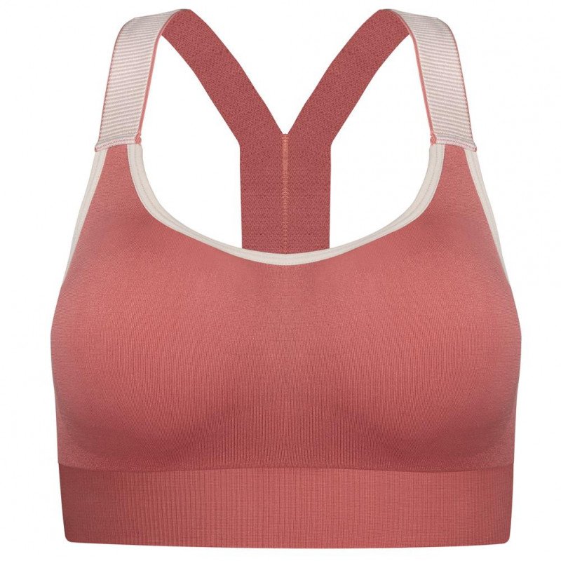 DIM Brassière coquée Femme Microfibre AMPLIFORME Impact modéré Rose cédre