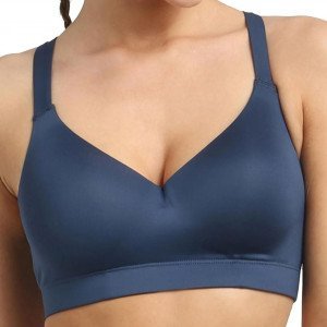 DIM Brassière coquée Femme PADDEE Impact modéré Bleu lune