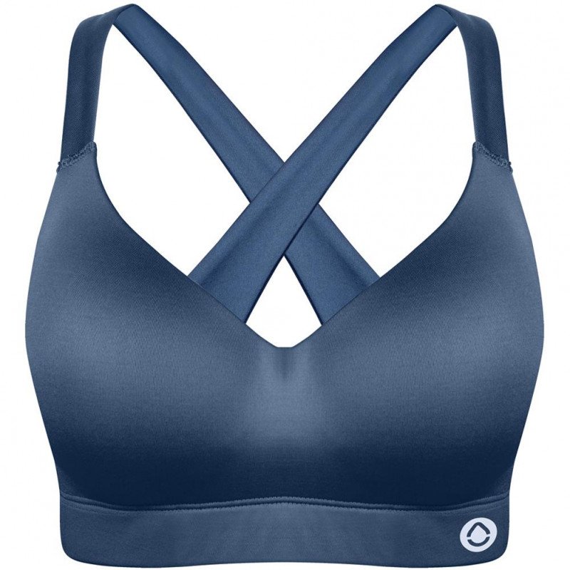 DIM Brassière coquée Femme PADDEE Impact modéré Bleu lune