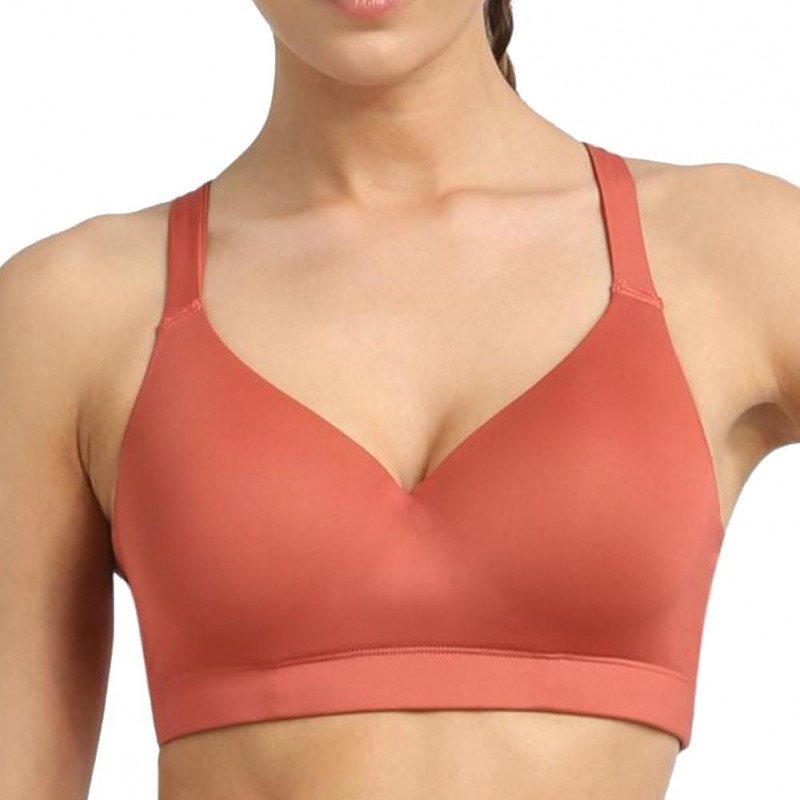 DIM Brassière coquée Femme Microfibre PADDEE Impact modéré Rose cèdre