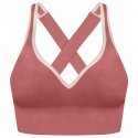 DIM Brassière Femme Microfibre CROPTOP Impact léger Rose cèdre