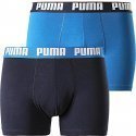 PUMA Lot de 2 Boxers Homme Coton BASIC True blue