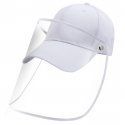 Casquette Protection avec visière Adulte Coton PROTECT Blanc