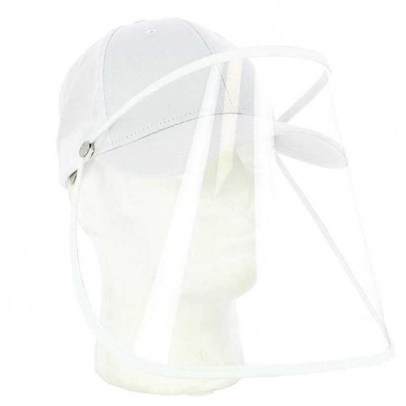 Casquette Protection avec visière Adulte Coton PROTECT Blanc
