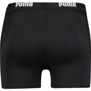 PUMA Boxer Bain Moulant Homme LOGO Noir