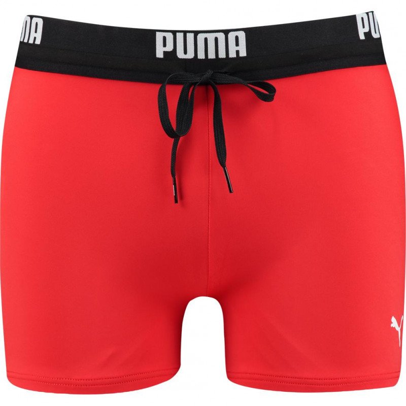 PUMA Boxer Bain Moulant Homme LOGO Rouge