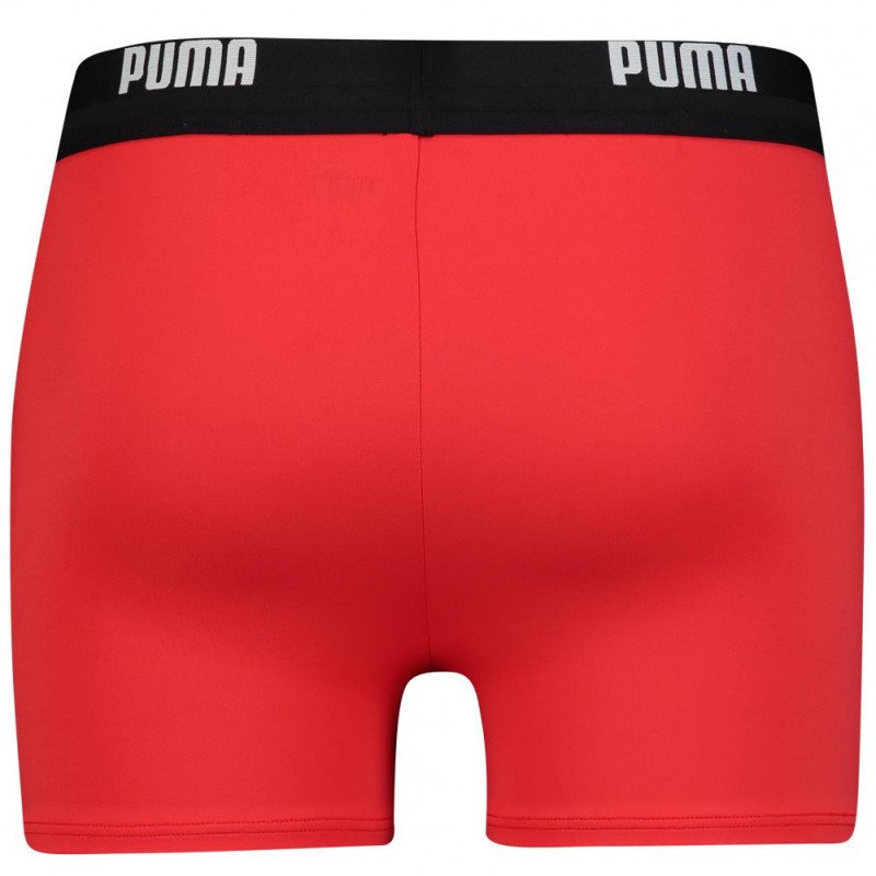 Maillot de bain Homme LOGO Rouge et Noir