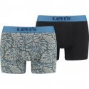 LEVI'S Lot de 2 Boxers Homme Coton MONSTERALEAF Bleu