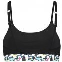 PUMA Brassière Femme Coton PRINTED Noir combo