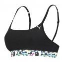 PUMA Brassière Femme Coton PRINTED Noir combo