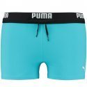 PUMA Boxer Bain Moulant Homme LOGO Scuba bleu