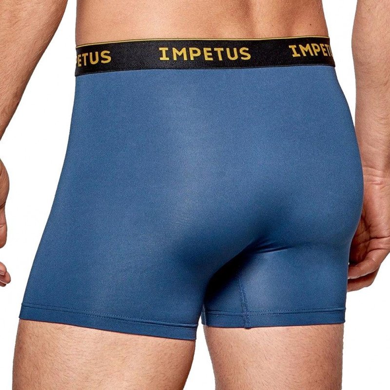 Boxer Homme VOYAGER Bleu et Jaune