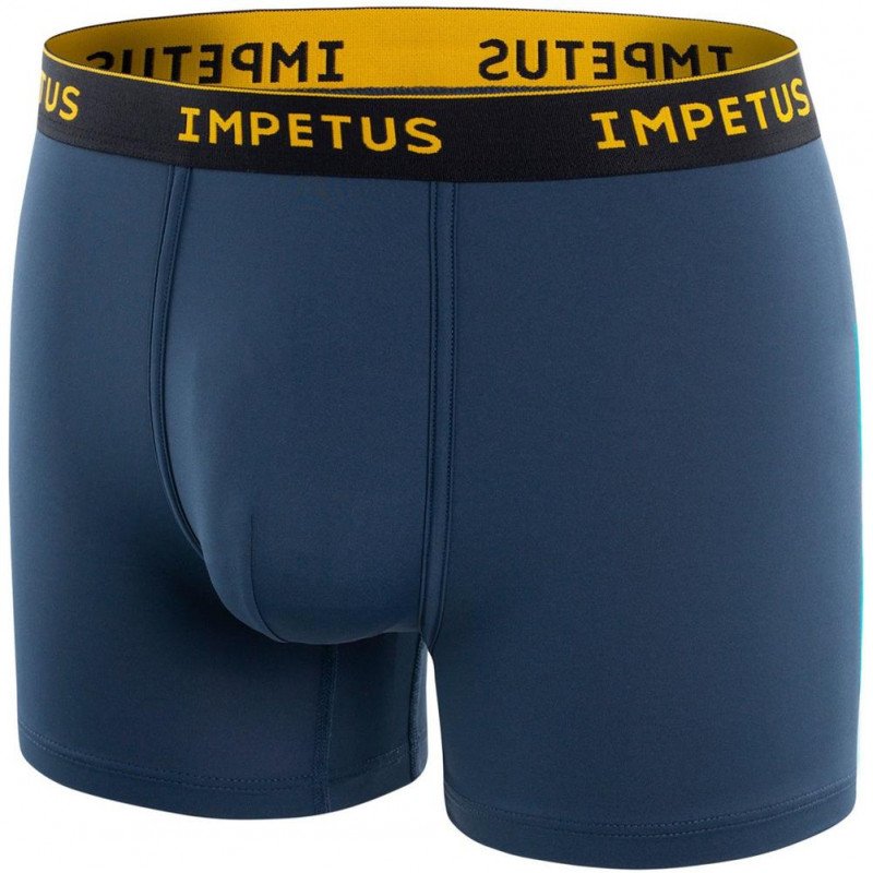 Boxer Homme VOYAGER Bleu et Jaune