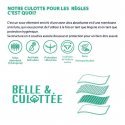 Slip Femme BELLE & CULOTEE Noir et Uni