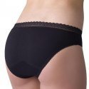 Slip Femme BELLE & CULOTEE Noir et Uni