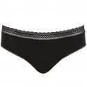 Slip Femme BELLE & CULOTEE Noir et Uni