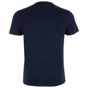 EMINENCE T-shirt Col V Homme Coton FAIT EN FRANCE Marine