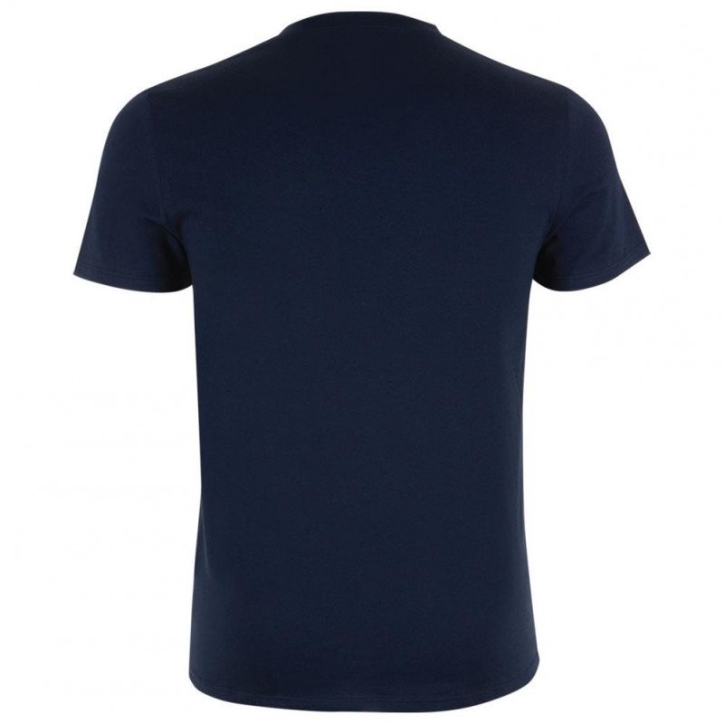 T-shirt manches courtes col en V Homme FAIT EN FRANCE Bleu et Marine