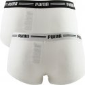 PUMA Lot de 2 Boxers Femme Coton ICONIC Blanc