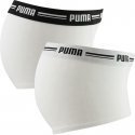 PUMA Lot de 2 Boxers Femme Coton ICONIC Blanc