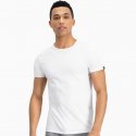 PUMA lot de 2 T-shirts Col rond Homme Coton BASICR Blanc