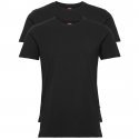 LEVI'S lot de 2 T-shirts Col rond Homme Coton SOLIDR Noir
