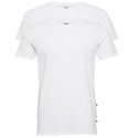 LEVI'S lot de 2 T-shirts Col rond Homme Coton SOLIDR Blanc