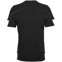 LOT DE 2 T-shirt manches courtes col en V Vêtements Homme SOLIDR Noir et Uni