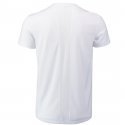 T-shirt manches courtes col rond Homme ACTIVE CREWTEE Blanc et Uni