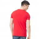 T-shirt manches courtes col rond Homme TSCSTO Rouge et Blanc