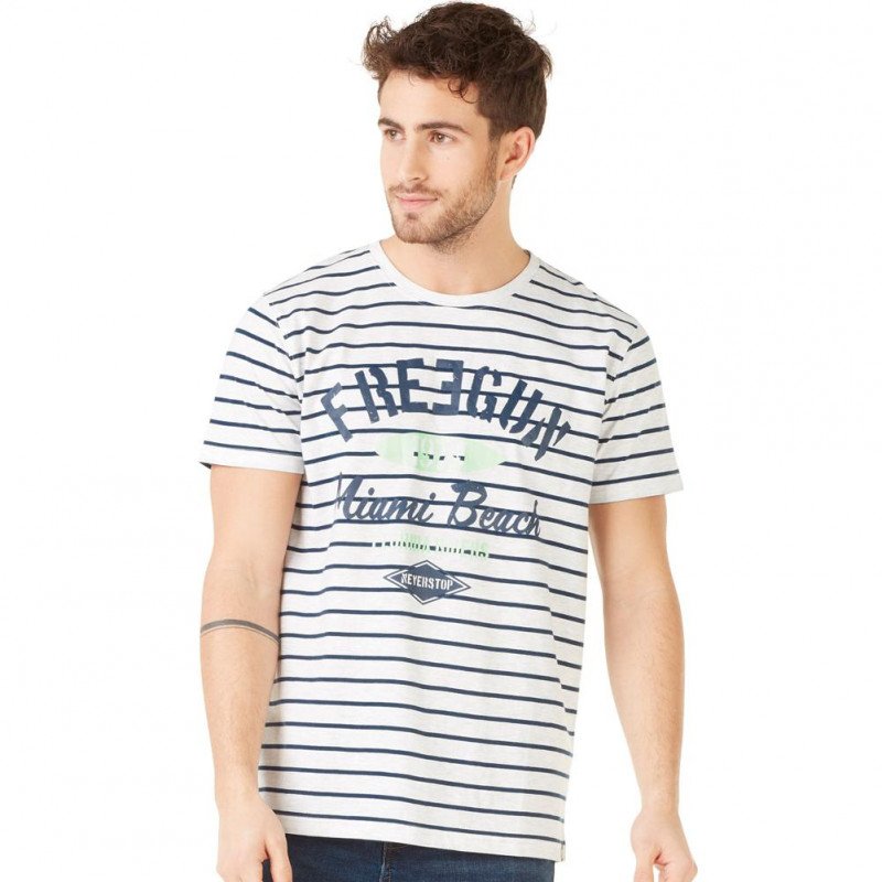 T-shirt manches courtes col rond Homme TSCRAY Gris et Chiné