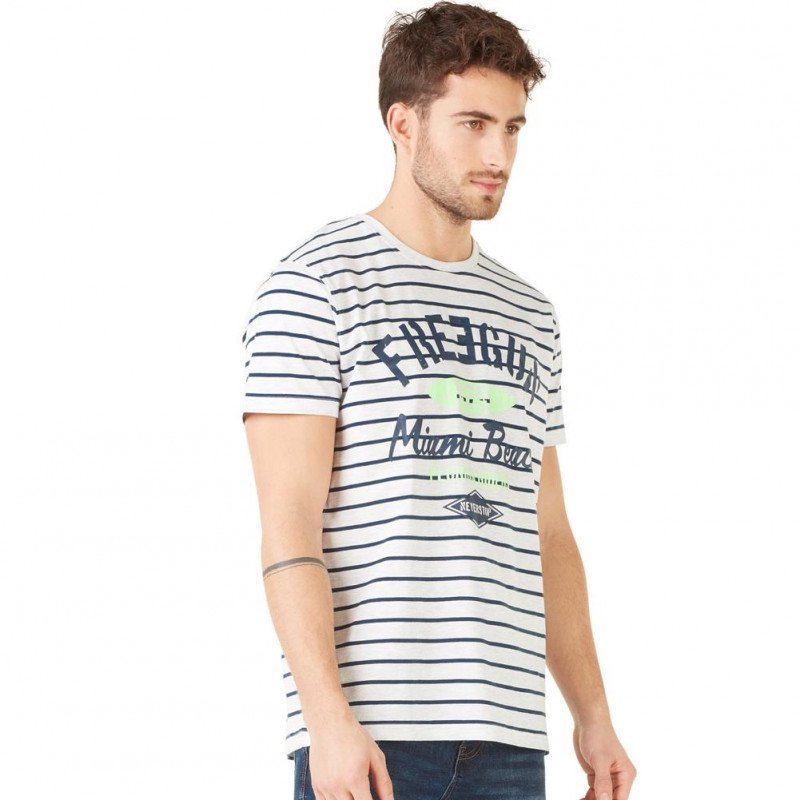 T-shirt manches courtes col rond Homme TSCRAY Gris et Chiné