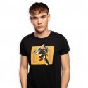 ZELDA T-shirt Col rond Homme Coton LIN2 Noir CAPSLAB