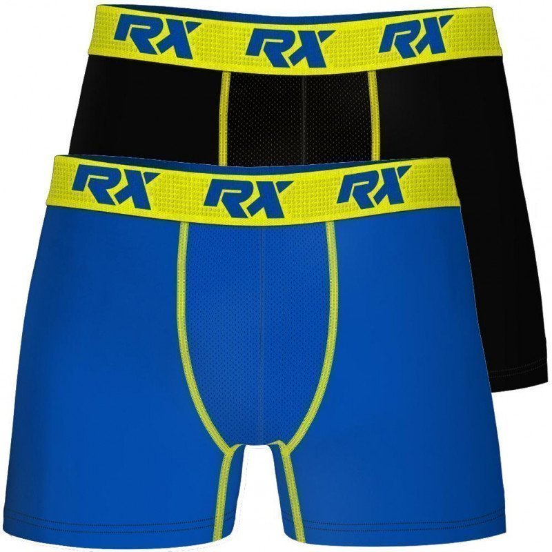 LOT DE 2 Boxer Sous-vêtements Homme BMX2ULT Noir et Bleu